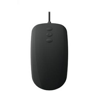 Medical Mouse mit 3-Button Scroll IP68 USB schwarz