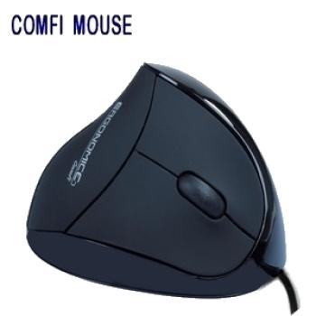 Ergonomicc Comfi Mouse USB Schwarz